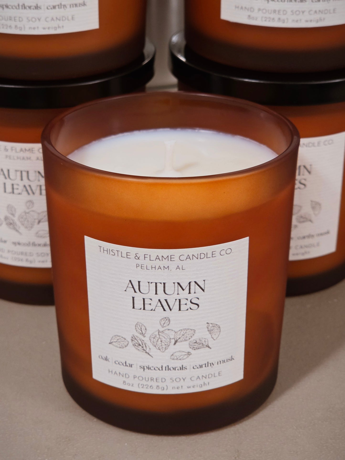 Autumn Leaves 8oz Candle