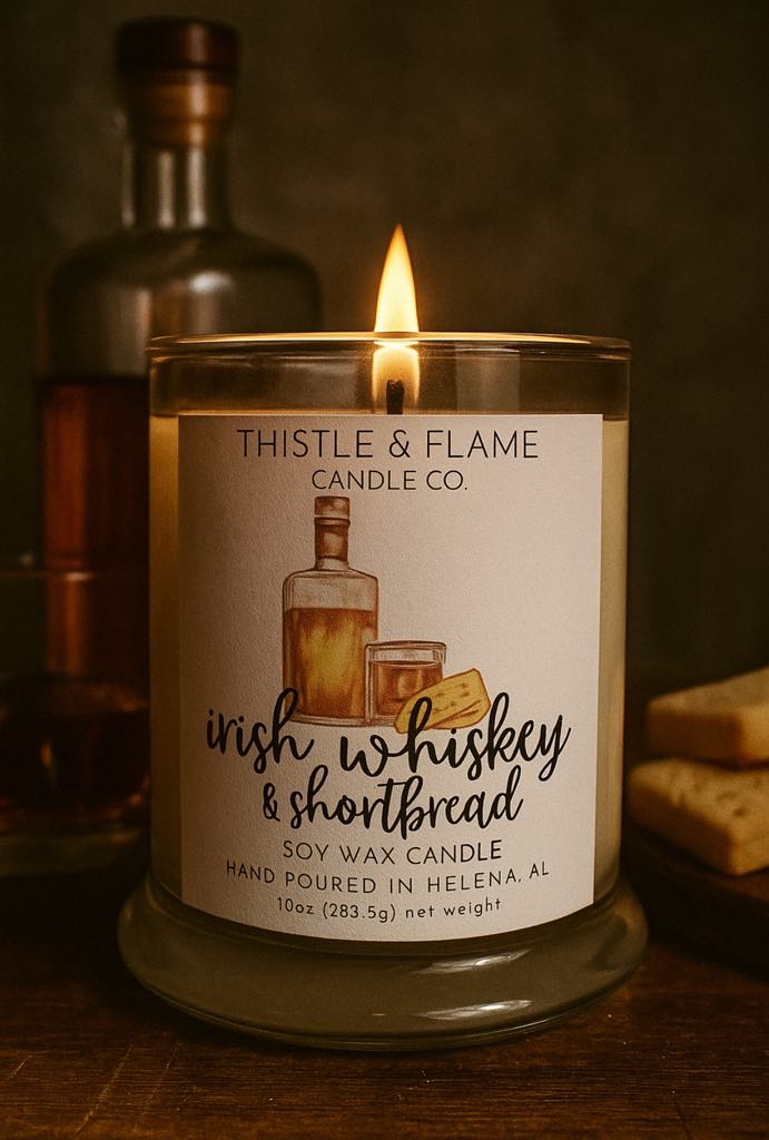 Irish Whiskey & Shortbread 10oz Candle