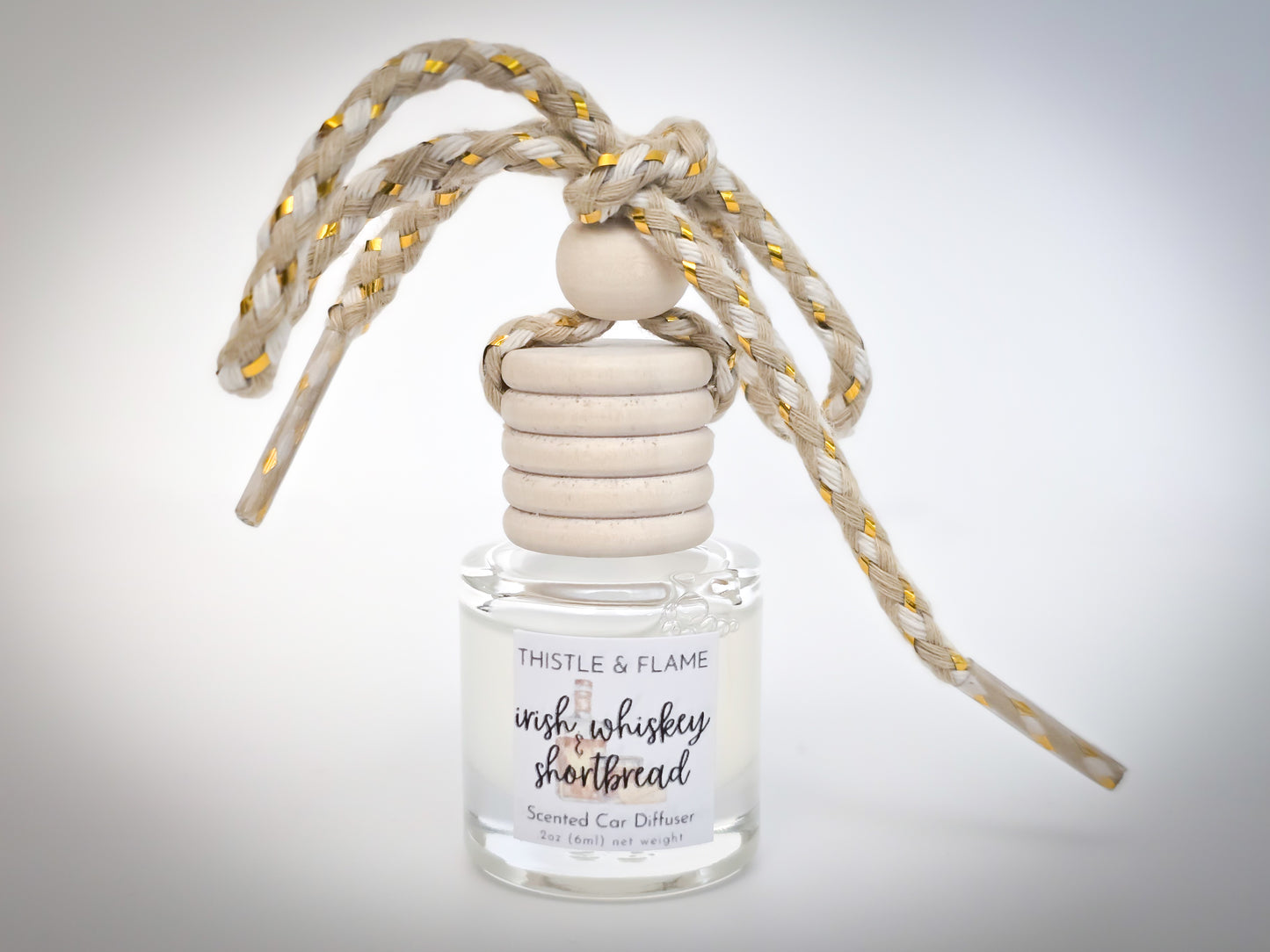 Irish Whiskey & Shortbread Car Diffuser
