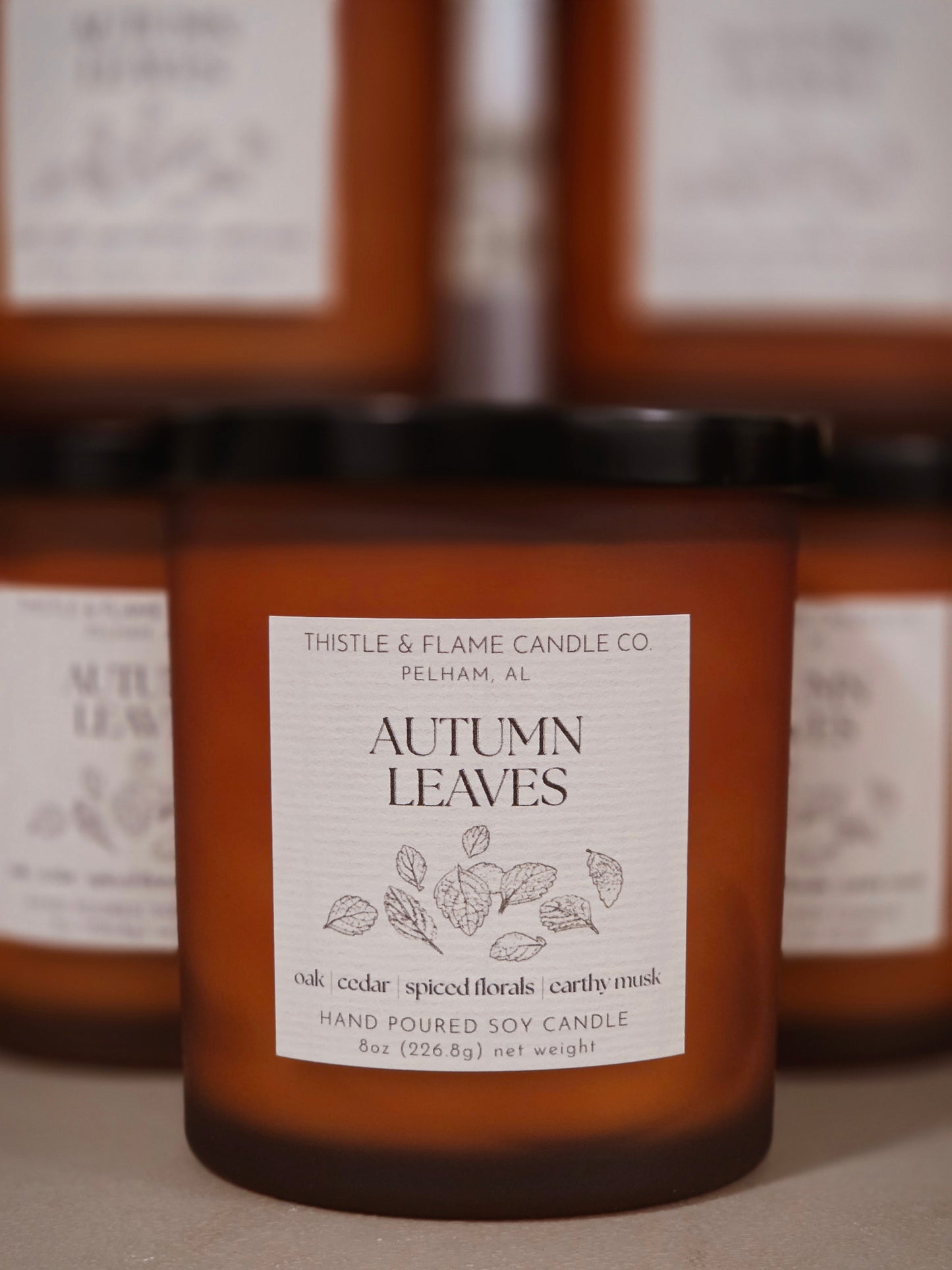 Autumn Leaves 8oz Candle