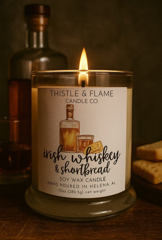Irish Whiskey & Shortbread 10oz Candle