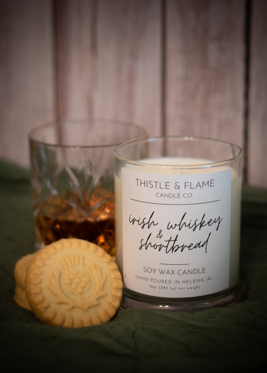 Irish Whiskey & Shortbread 10oz Candle