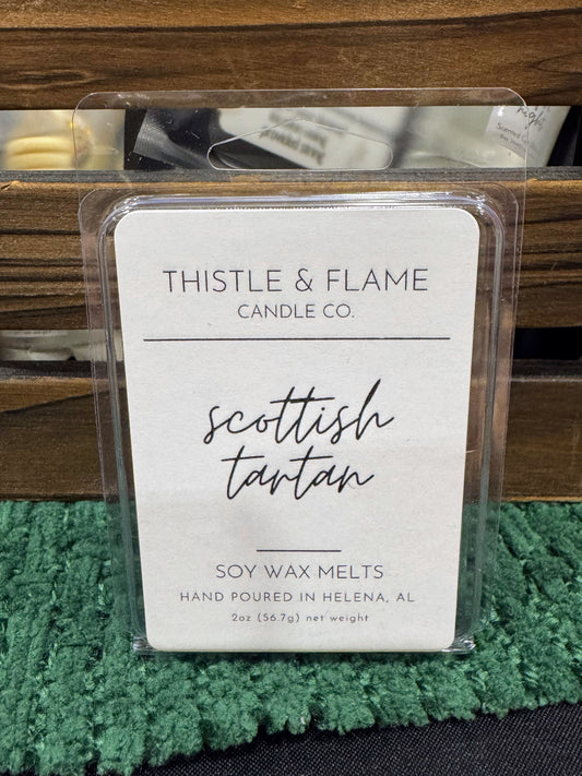 Scottish Tartan Wax Melts