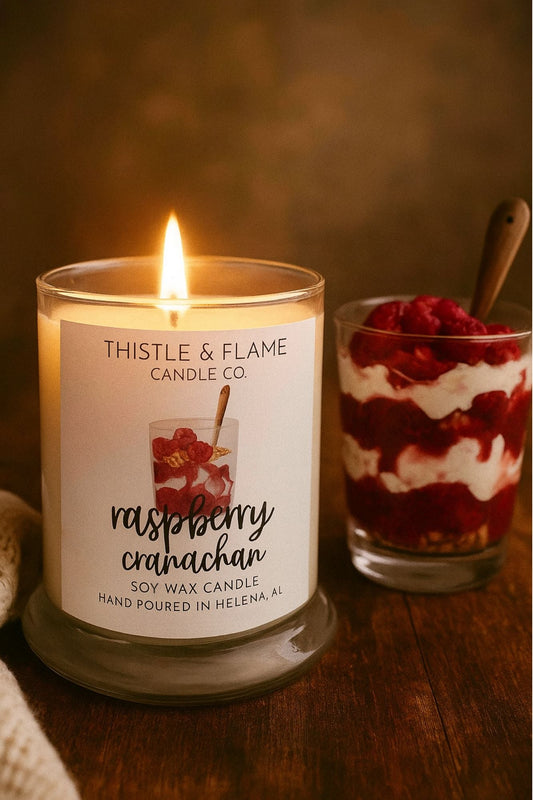 Raspberry Cranachan 10oz Candle