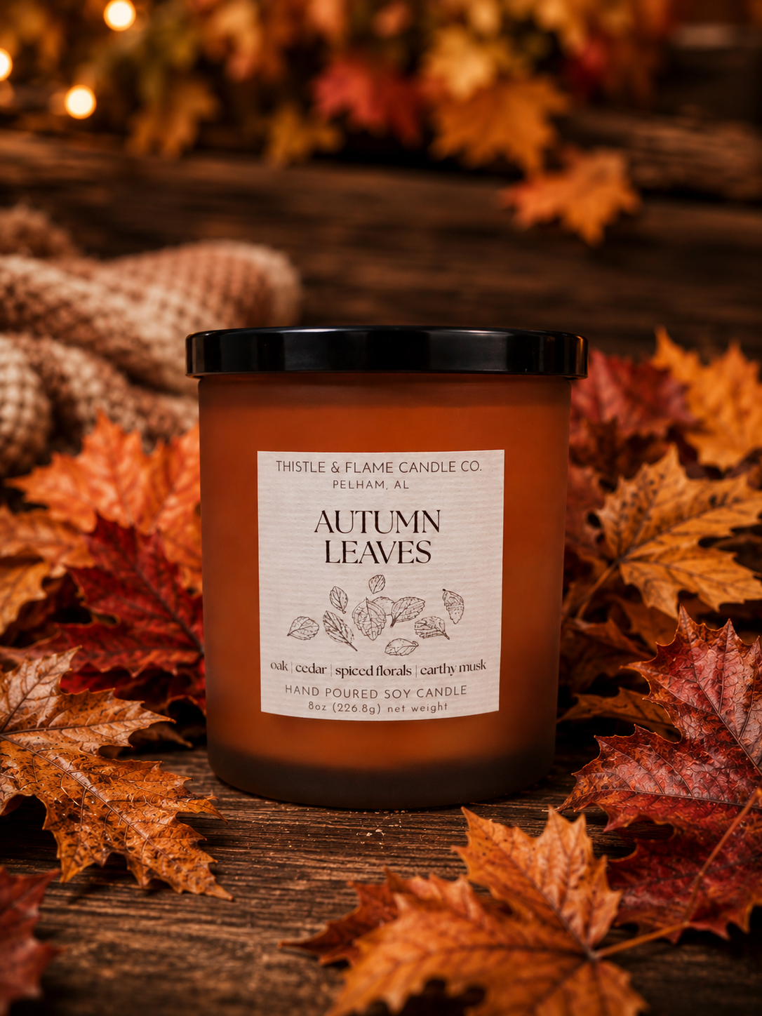 Autumn Leaves 8oz Candle